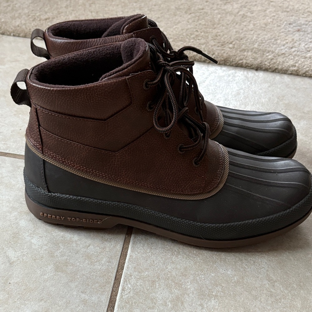 Sperry Men's Dark Brown Duck Boots